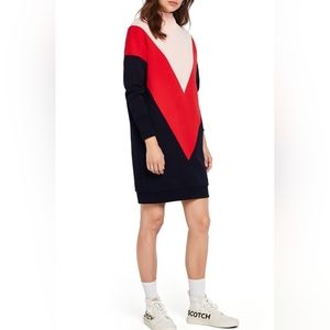Scotch and Soda Tunic Sweatshirt dress